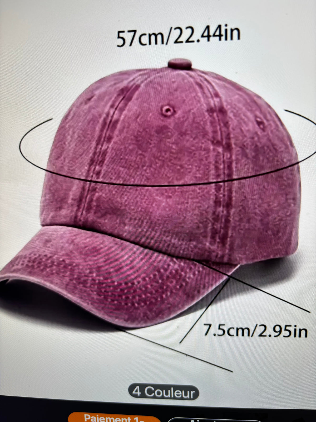 CASQUETTE GRISE « TRUMP WON 2024 » – STYLE VINTAGE AMÉRICAIN