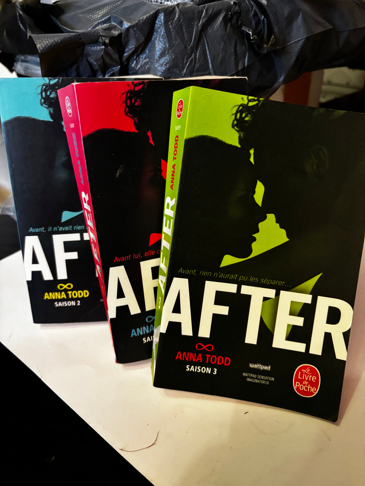 LOT 3 livres AFTER – Anna Todd 📚 Saisons 1, 2 & 3