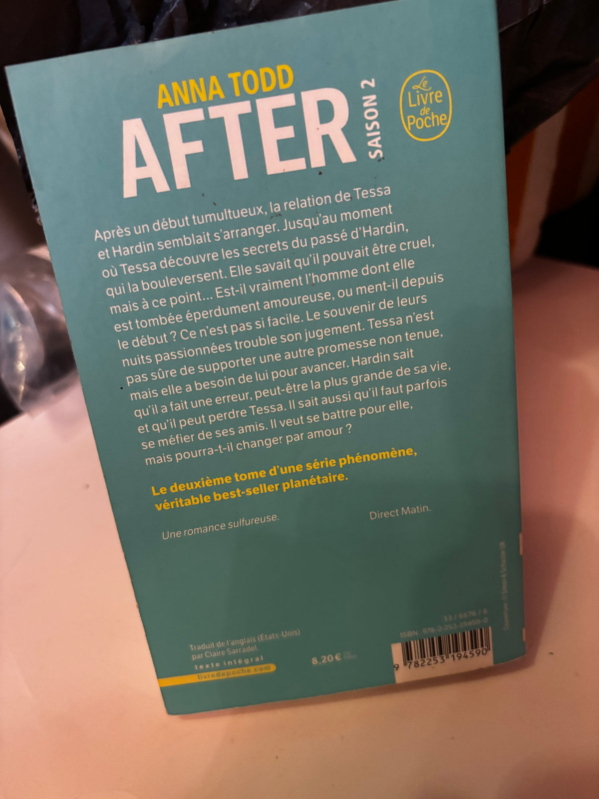 LOT 3 livres AFTER – Anna Todd 📚 Saisons 1, 2 & 3