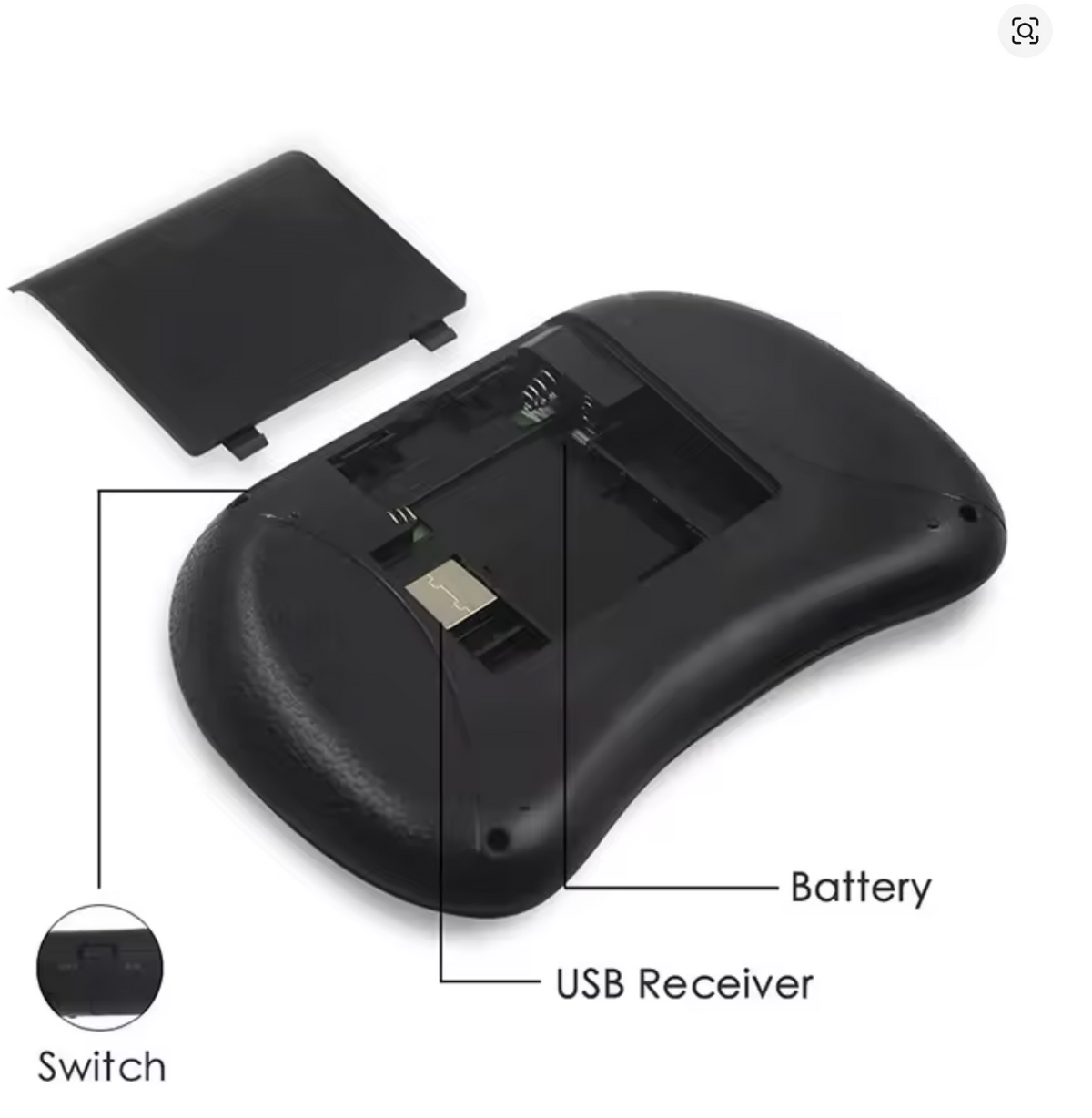 🌈 Mini clavier sans fil Bluetooth &amp; 2.4G avec pavé tactile – Rétroéclairage RGB – Android TV, PC, Smart TV