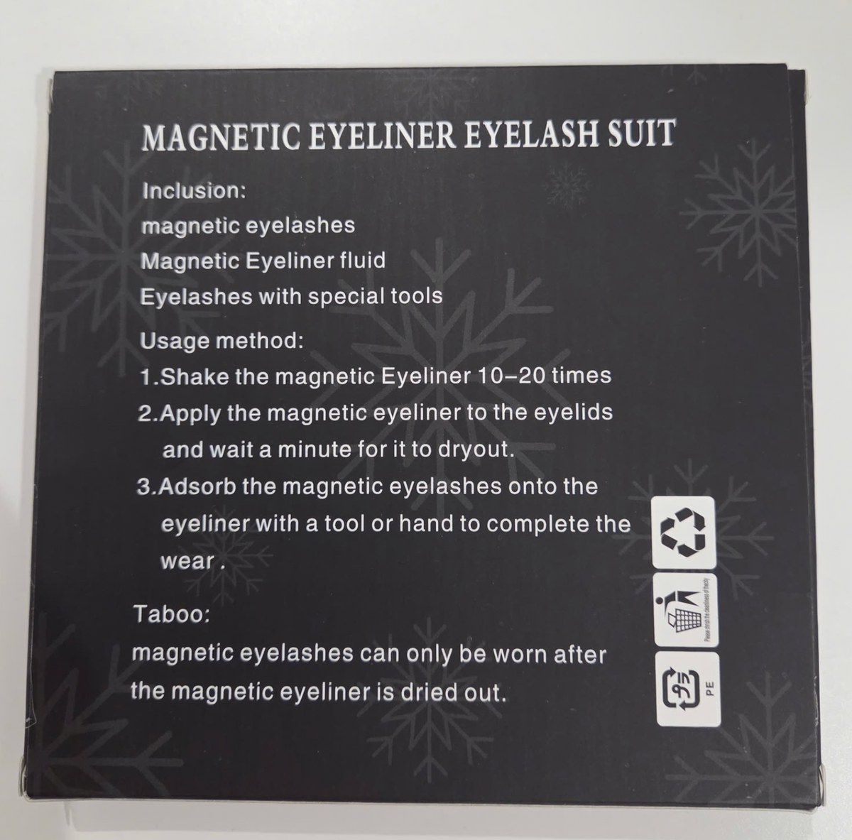 ✨ Lot de 2 coffrets de faux cils magnétiques avec eyeliner – 3 styles disponibles