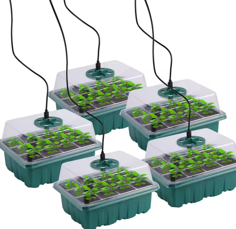 MINI SERRE POUR SEMIS AVEC ÉCLAIRAGE LED –