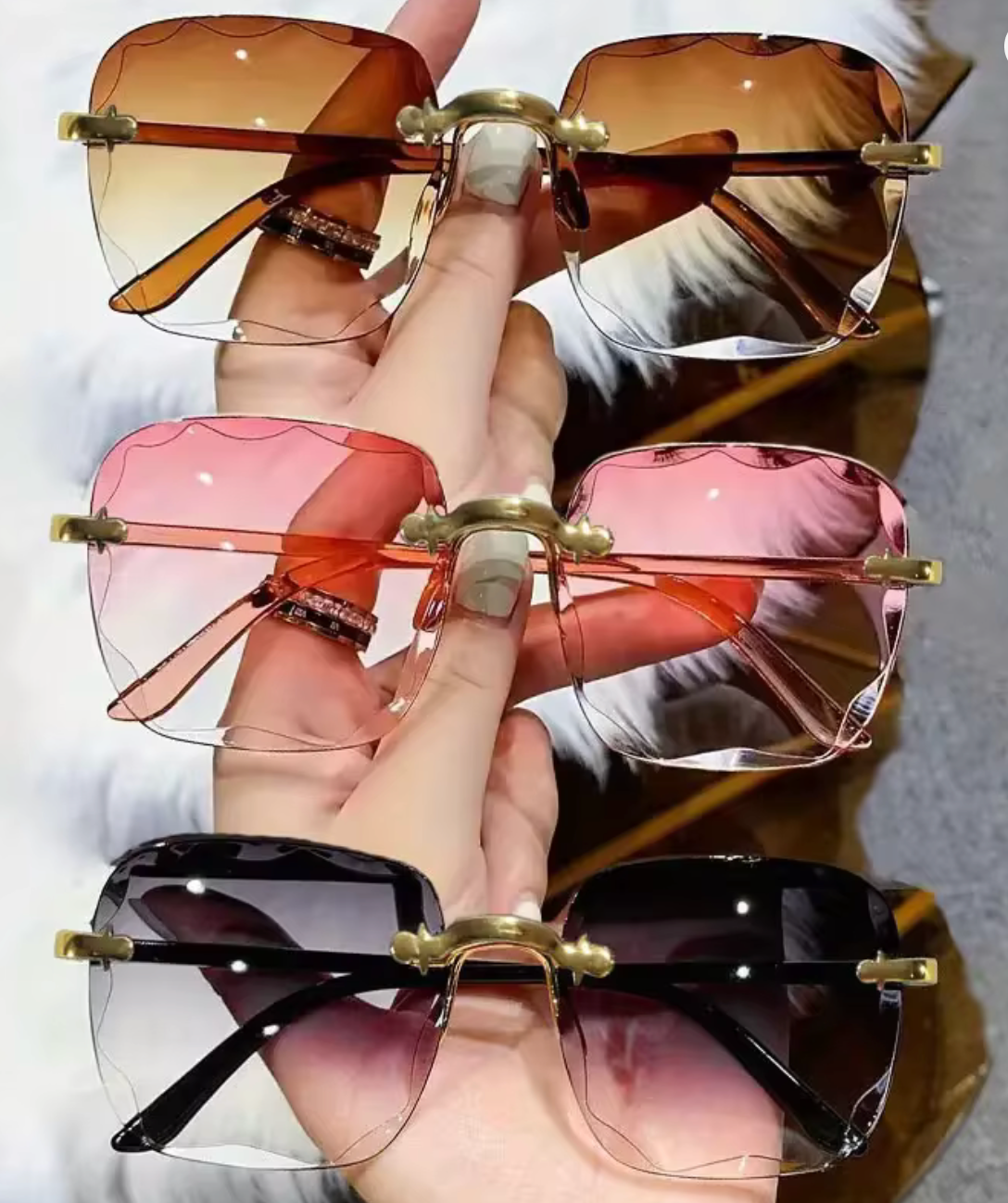 Lot de 3 paires de lunettes de soleil