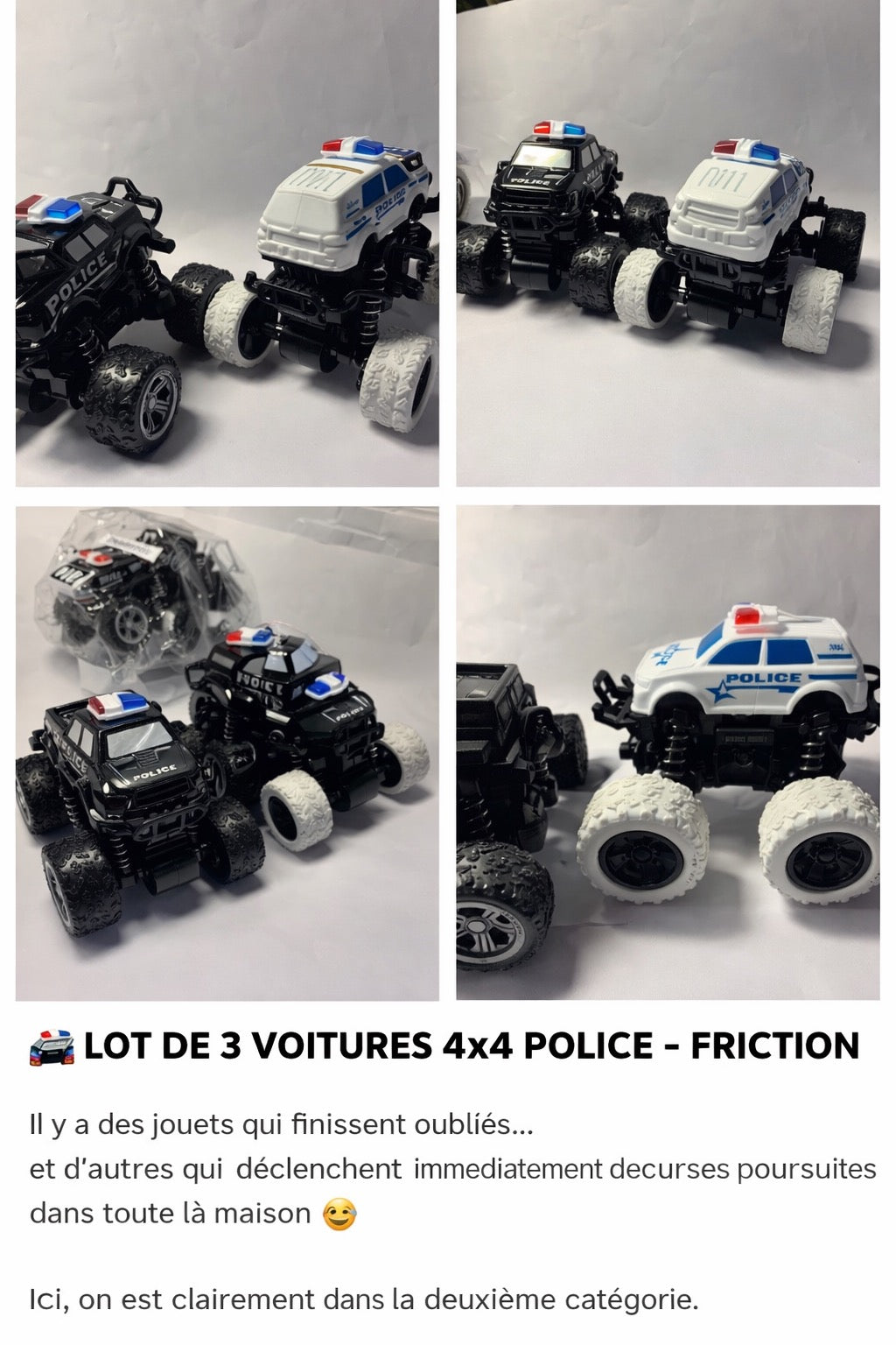 Lot de 3 tout terrain 4x4