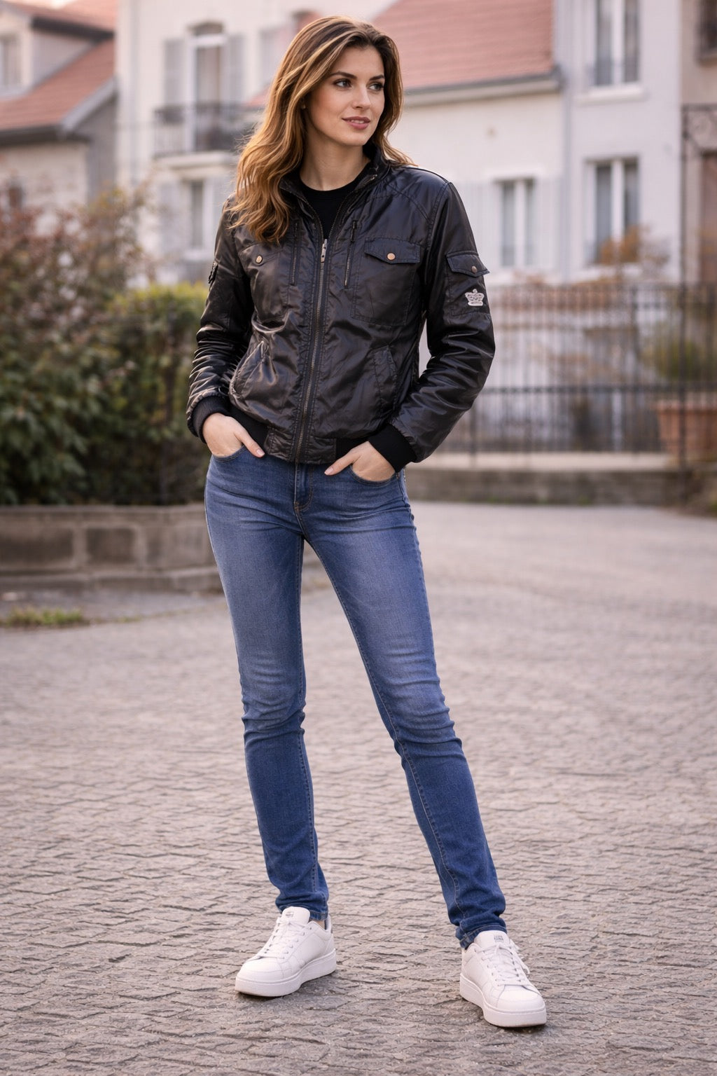 Blouson noir  XL
