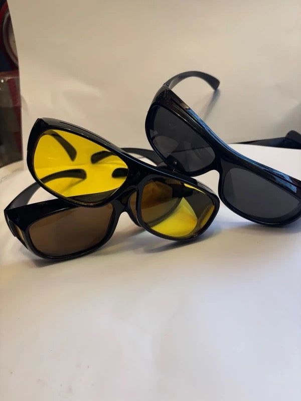 Lot de 3 Lunettes Anti-Éblouissement – Neuves