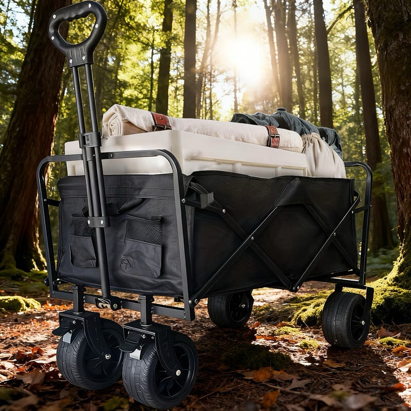 Grand Chariot de Jardin Tout-Terrain Pliable