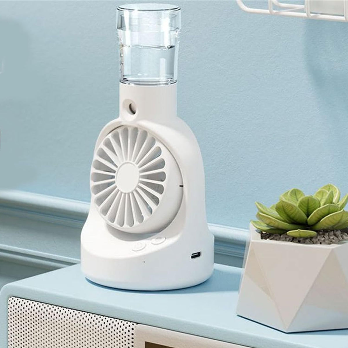 ✨ VENTILATEUR BRUMISATEUR PORTATIF F6 ✨