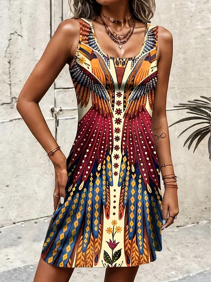 ROBE BOHÈME ARTISTIQUE – STYLE VINTAGE & ÉLÉGANCE ESTIVALE
