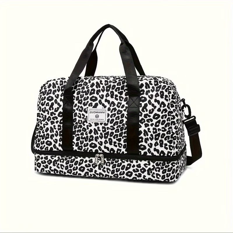 ✨ SAC DE VOYAGE LÉOPARD – GRANDE CAPACITÉ &amp; ULTRA TENDANCE ✨