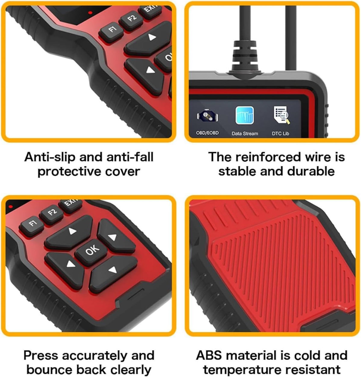 🔧 🚗 Auto-Diagnosescanner OBD2 V519 – Mehrmarken – Farbdisplay