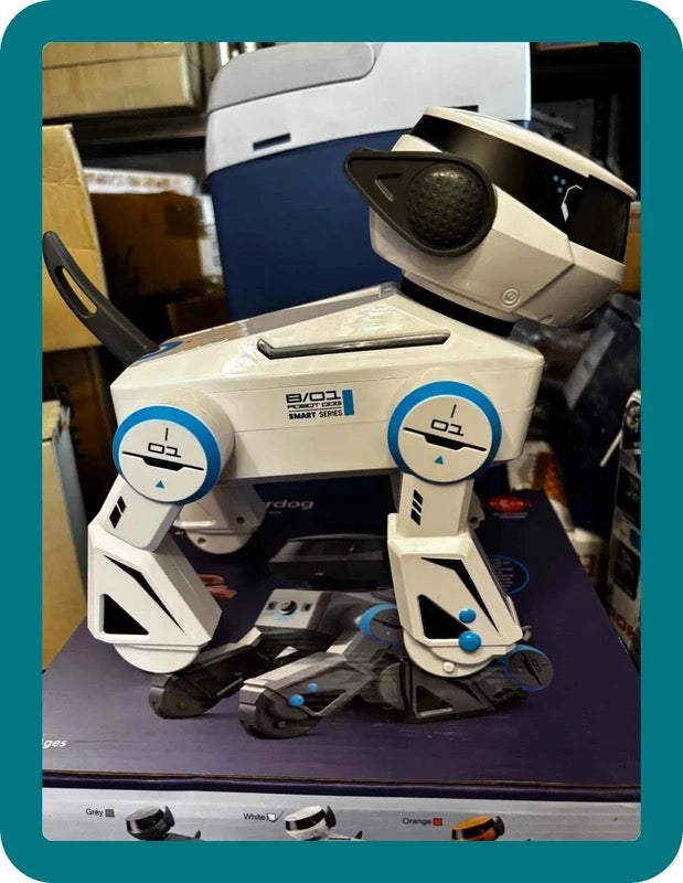 CHIEN ROBOT INTELLIGENT RC – BLUETOOTH, DANSE, PROGRAMMABLE ✨