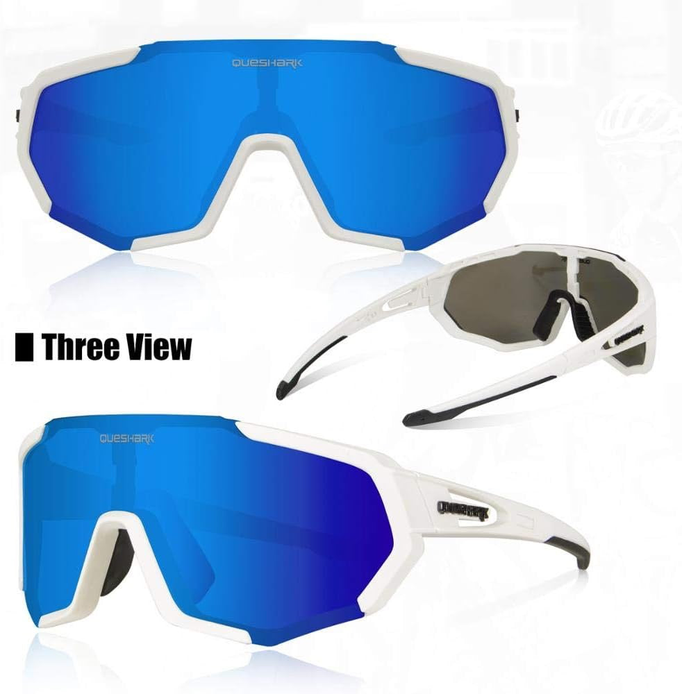 LUNETTES DE SPORT POLARISÉES QUESHARK – ULTRA LÉGÈRES & HAUTE PERFORMANCE ✨