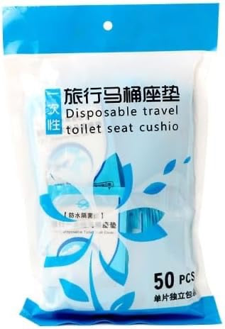 🚻 Housses de siège de toilette jetables – Lot de 50 protections individuelles imperméables