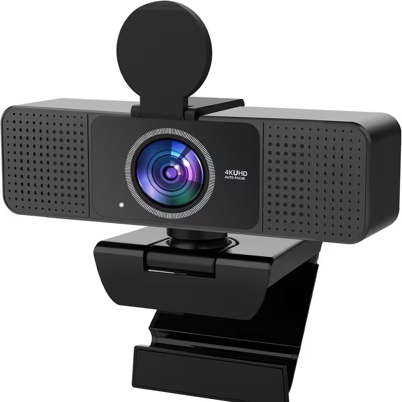 WEBCAM 4K ULTRA HD – AUTOFOCUS – MICRO INTÉGRÉ – CACHE CONFIDENTIALITÉ