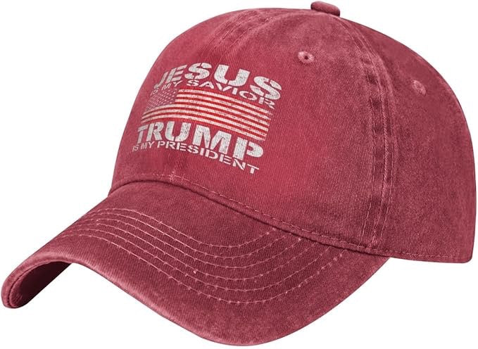 CASQUETTE « JÉSUS EST MON SAUVEUR – TRUMP EST MON PRÉSIDENT »