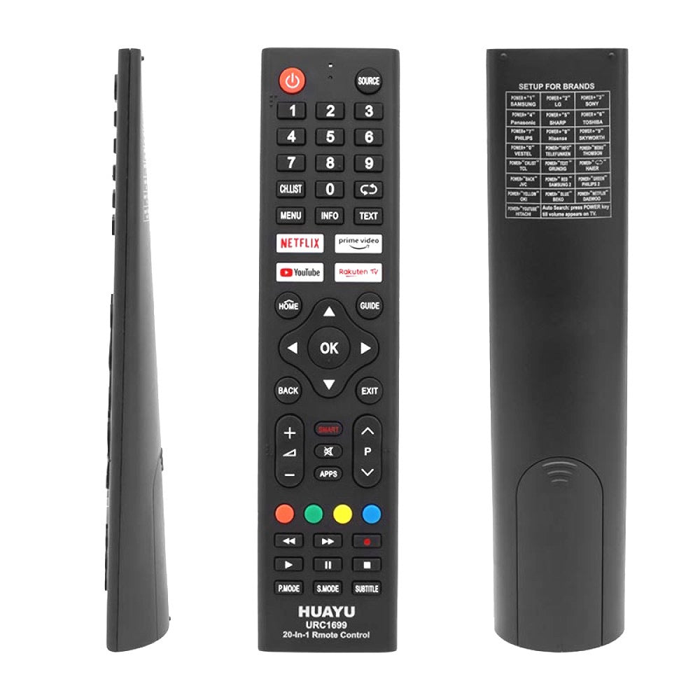 Télécommande universelle HUAYU URC1699 – 20 en 1