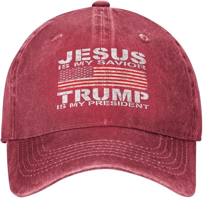 CASQUETTE « JÉSUS EST MON SAUVEUR – TRUMP EST MON PRÉSIDENT »