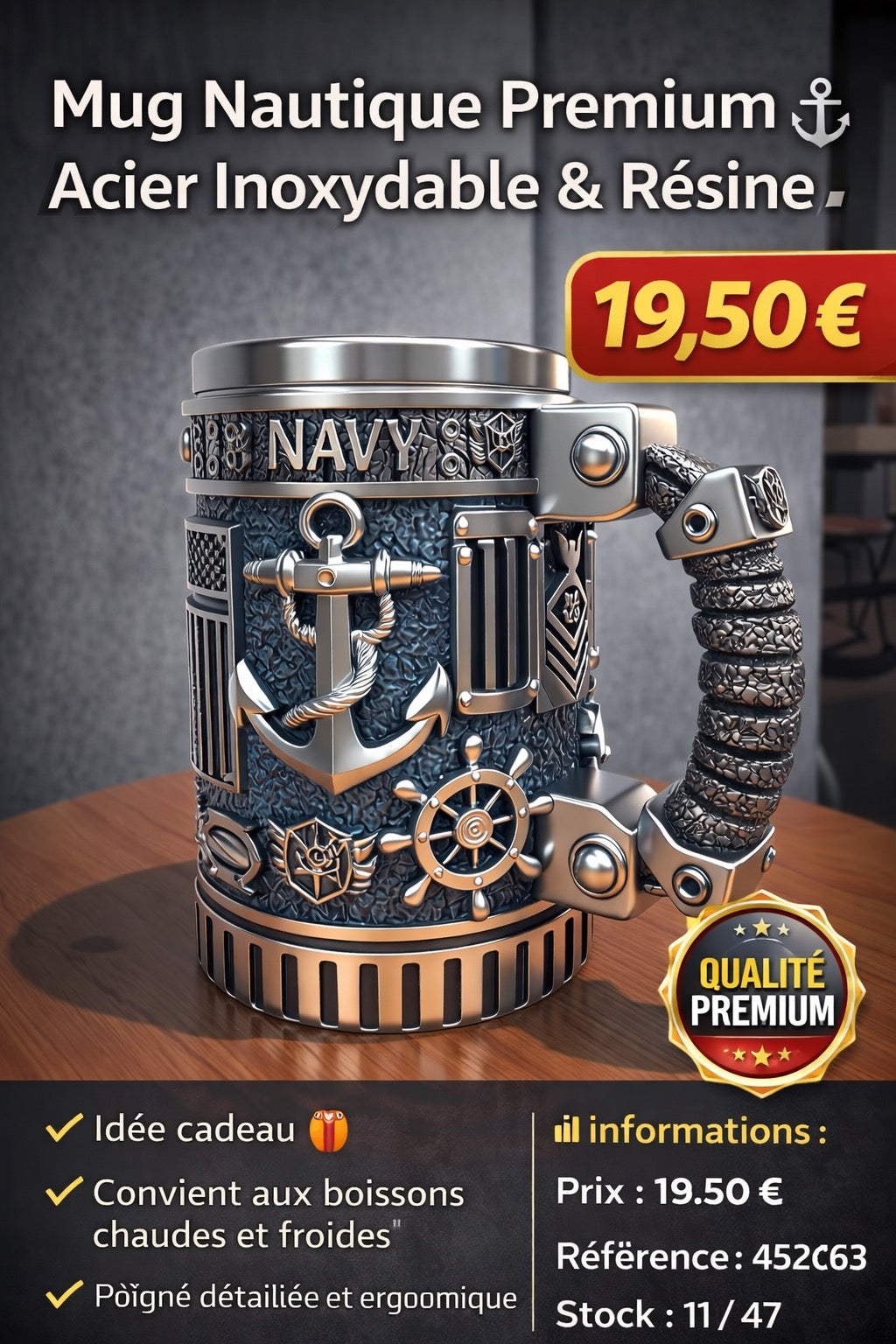 Mug Nautique Premium