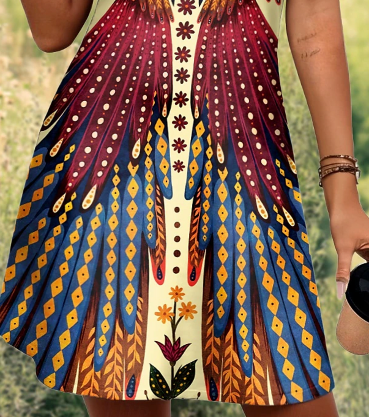 ROBE BOHÈME ARTISTIQUE – STYLE VINTAGE & ÉLÉGANCE ESTIVALE