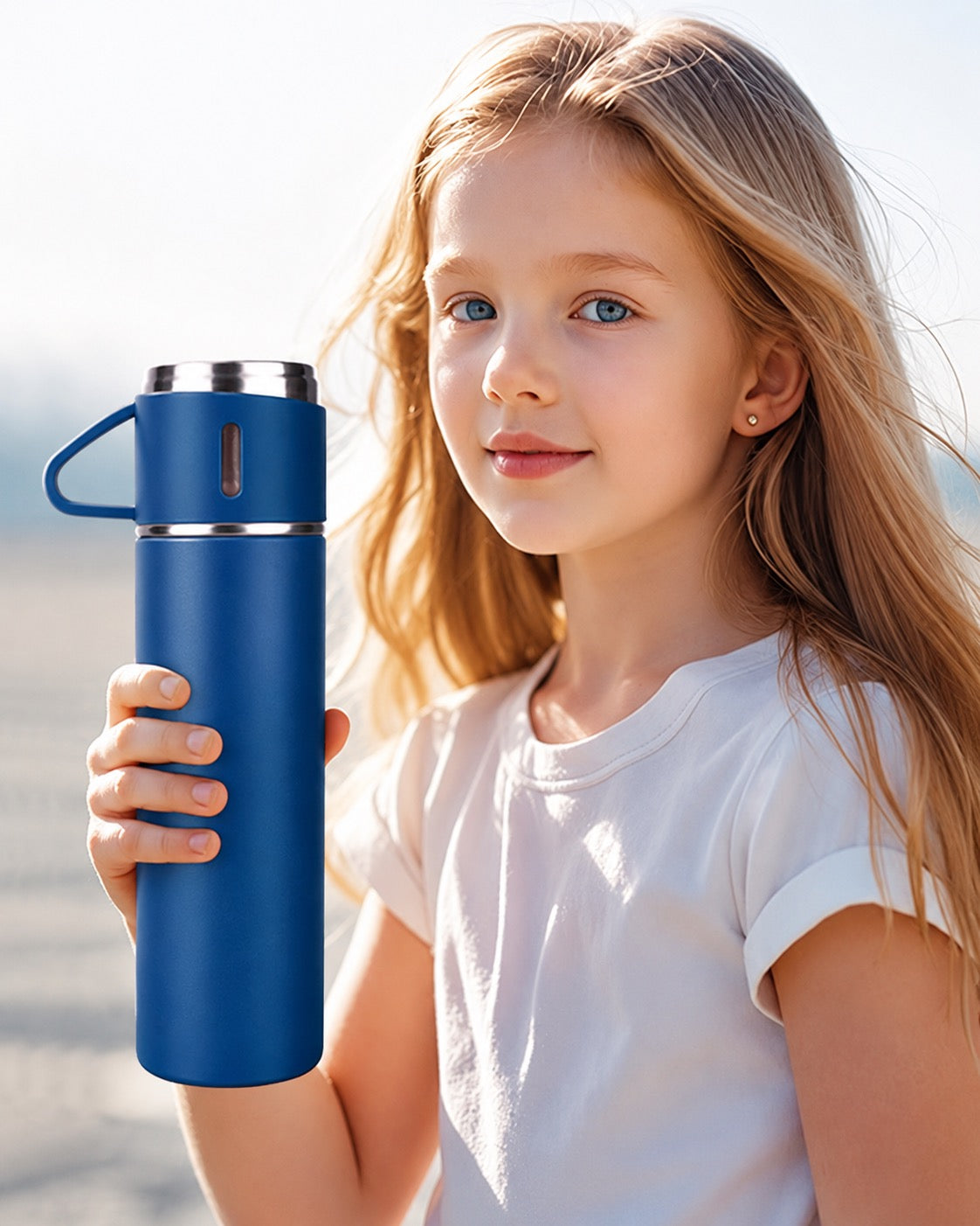 ☕ BOUTEILLE ISOTHERME PREMIUM 500 ML AVEC TASSE INTÉGRÉE