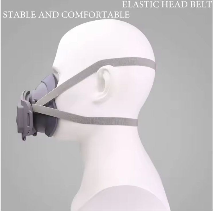 🛡️ DEMI-MASQUE RESPIRATEUR ANTI-POUSSIÈRE