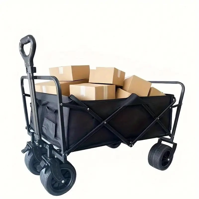 Grand Chariot de Jardin Tout-Terrain Pliable