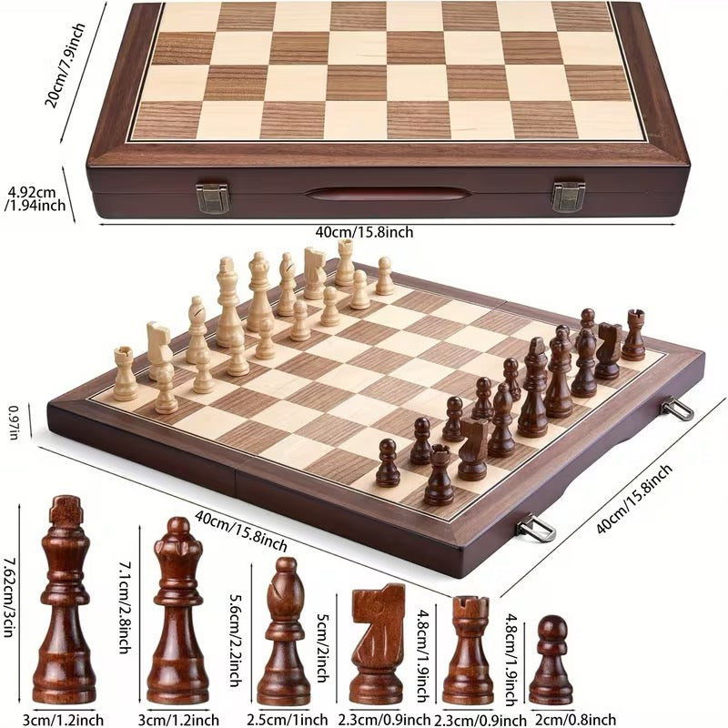 Jeu d’échecs luxe magnétique 40x40