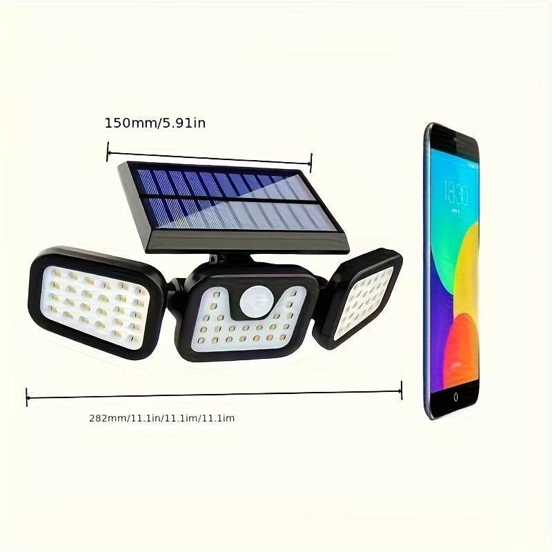 LAMPE SOLAIRE EXTÉRIEUR – DÉTECTEUR DE MOUVEMENT