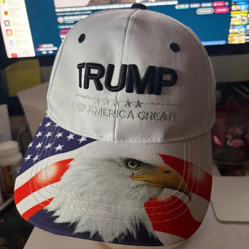🇺🇸🦅 CASQUETTE TRUMP AIGLE AMÉRICAIN 🦅🇺🇸