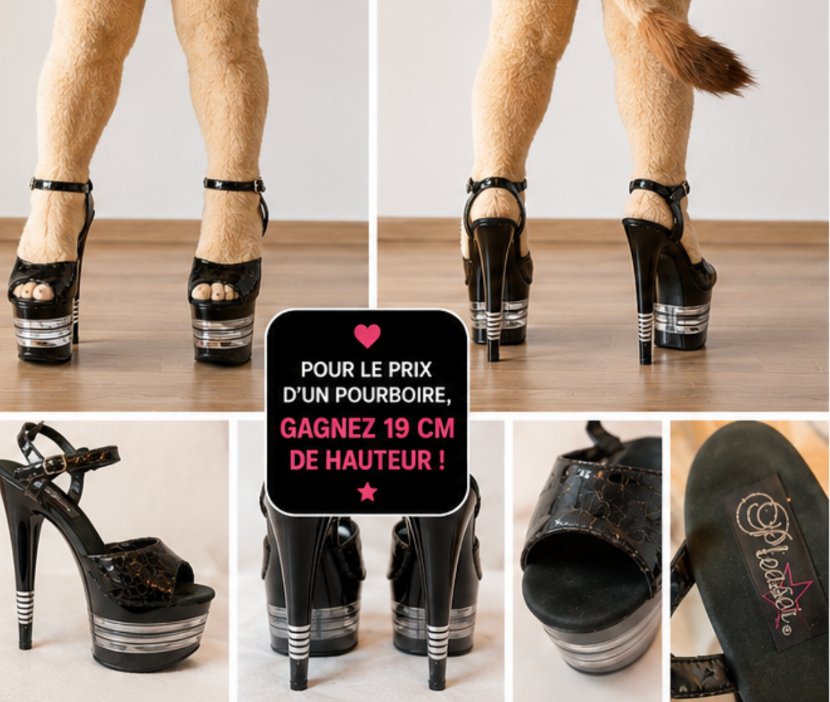 👠 PLEASER – CHAUSSURES À TRÈS HAUTS TALONS 👠