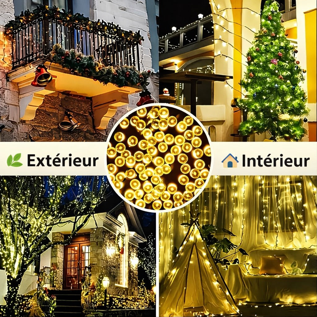 Guirlande jaune 12 métres