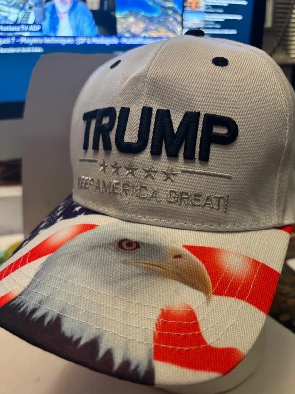 🇺🇸🦅 CASQUETTE TRUMP AIGLE AMÉRICAIN 🦅🇺🇸