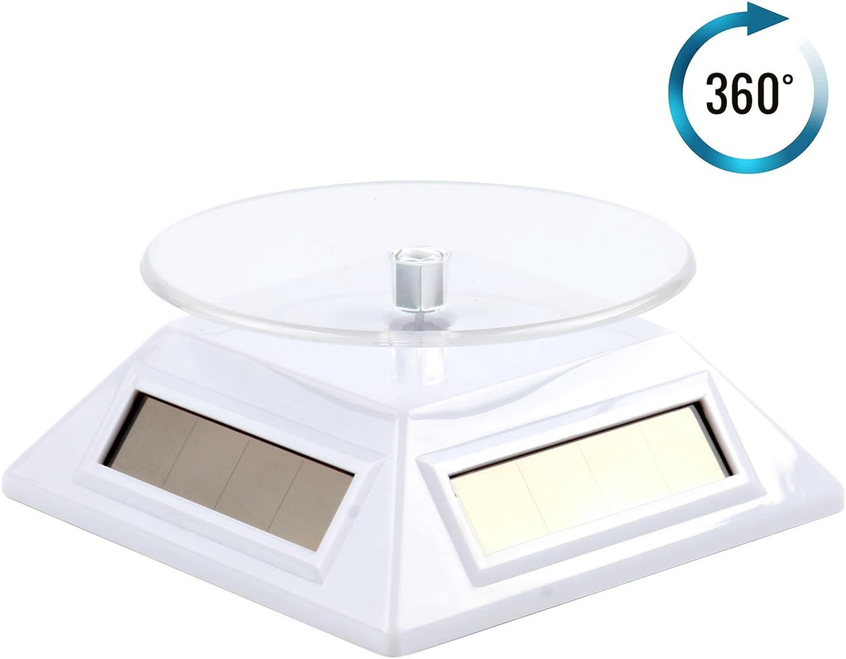 ✨ PRÉSENTOIR ROTATIF 360° – SOLAIRE & AUTOMATIQUE ✨