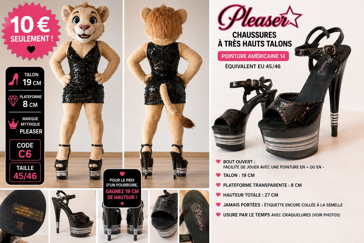 👠 PLEASER – CHAUSSURES À TRÈS HAUTS TALONS 👠