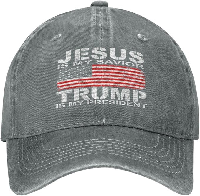 CASQUETTE « JÉSUS EST MON SAUVEUR – TRUMP EST MON PRÉSIDENT »