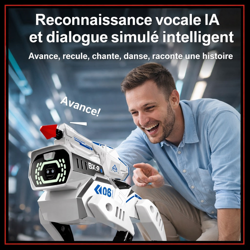 Chien robot IA