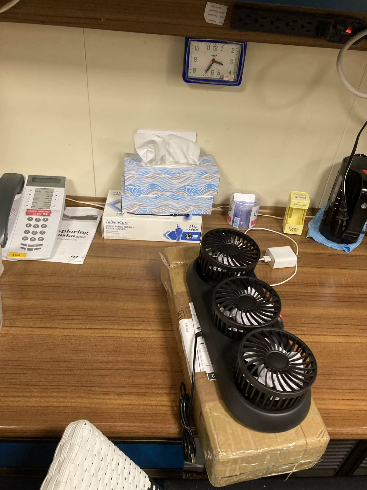 Ventilateur voiture 3 têtes