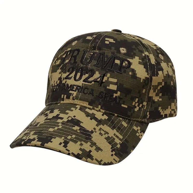 🇺🇸 CASQUETTE CAMOUFLAGE COLLECTOR 🇺🇸  ÉDITION LIMITÉE – TRUMP 2024