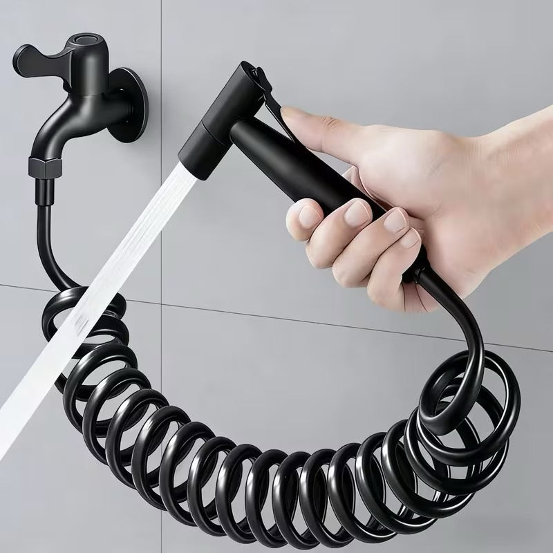 🚿 DOUCHETTE WC NOIRE HAUTE PRESSION – ÉLÉGANTE, PRATIQUE ET RARE !