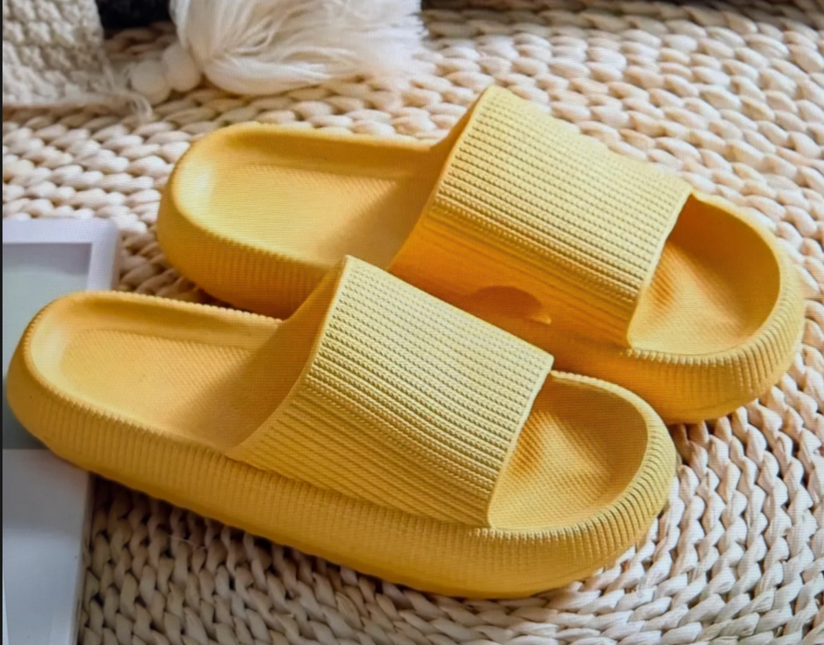 🌞 Sandales COZIGLIDES Jaunes – Pointure 36/37 – Ultra confort