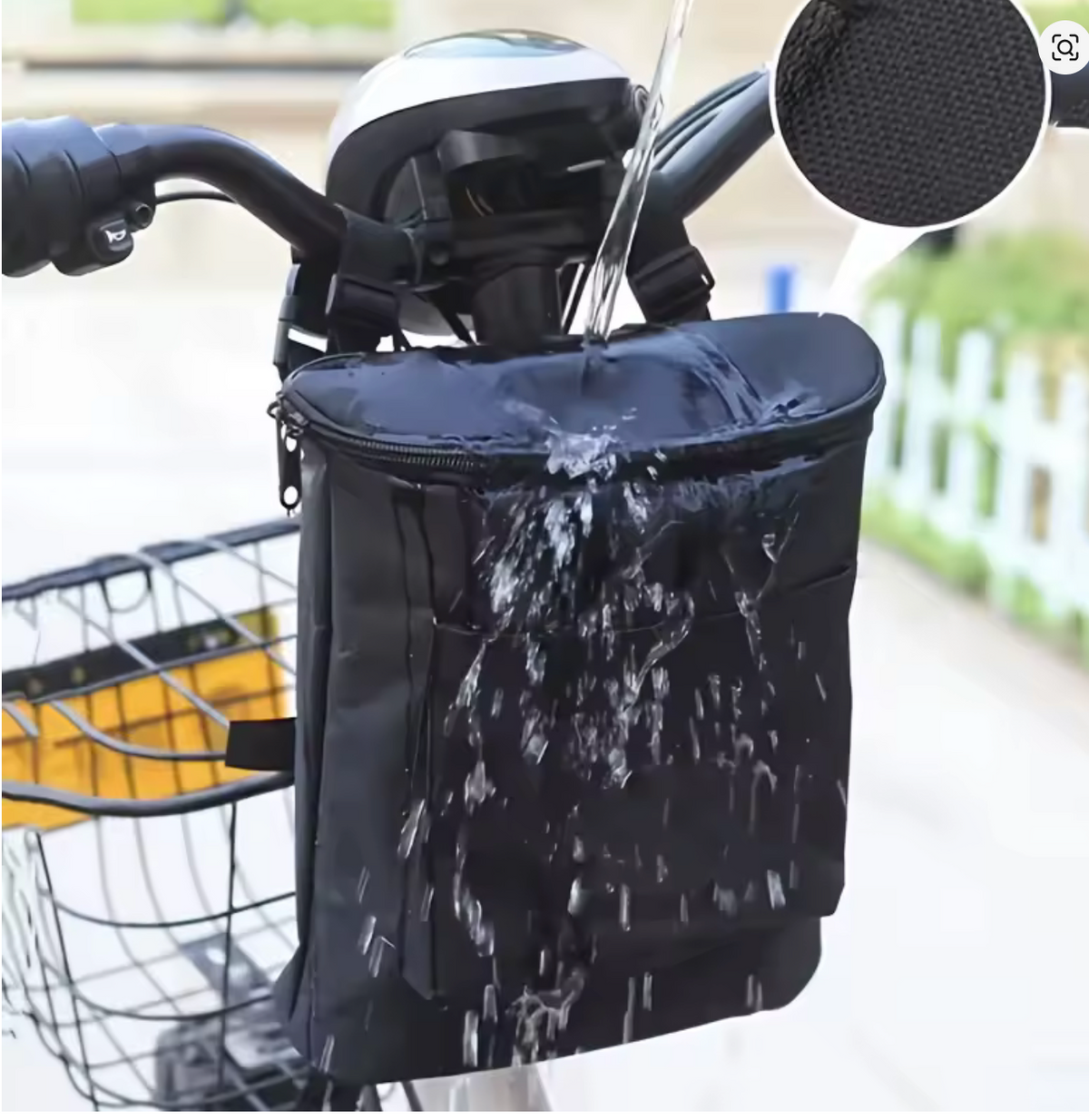 🚲 Sac de Guidon Multifonction Grande Capacité – Imperméable et Amovible