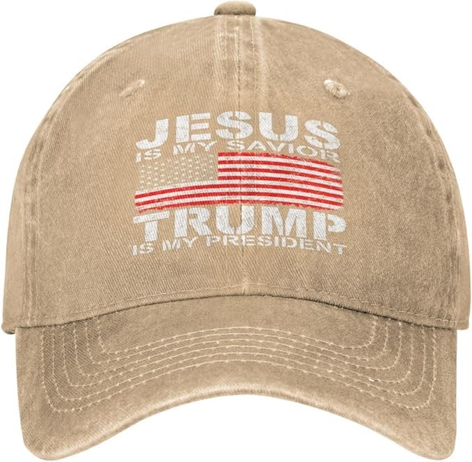 CASQUETTE « JÉSUS EST MON SAUVEUR – TRUMP EST MON PRÉSIDENT »