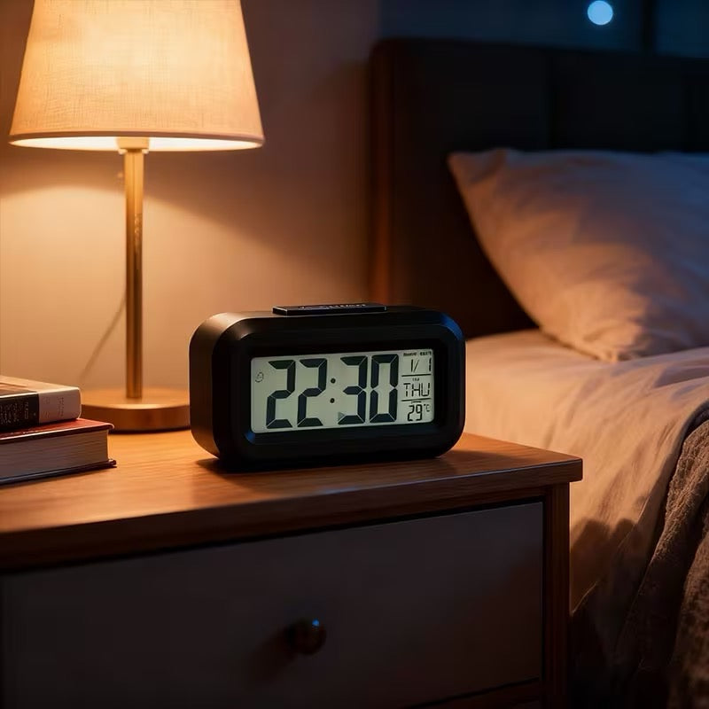 RÉVEIL DIGITAL LED –  MULTIFONCTION