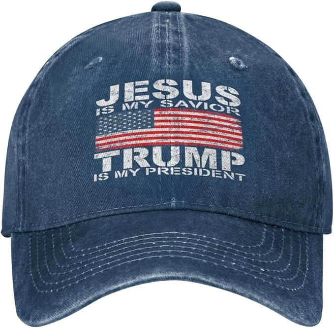 CASQUETTE « JÉSUS EST MON SAUVEUR – TRUMP EST MON PRÉSIDENT »