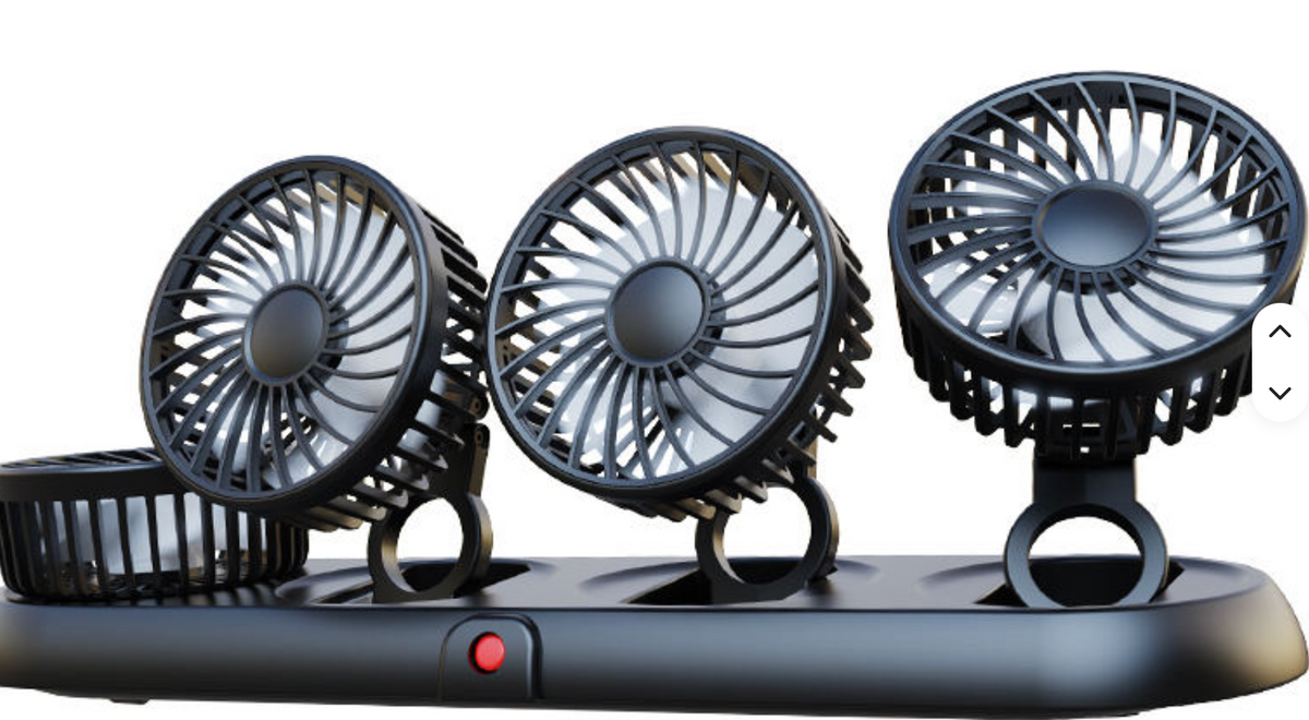 Ventilateur voiture à 4 têtes