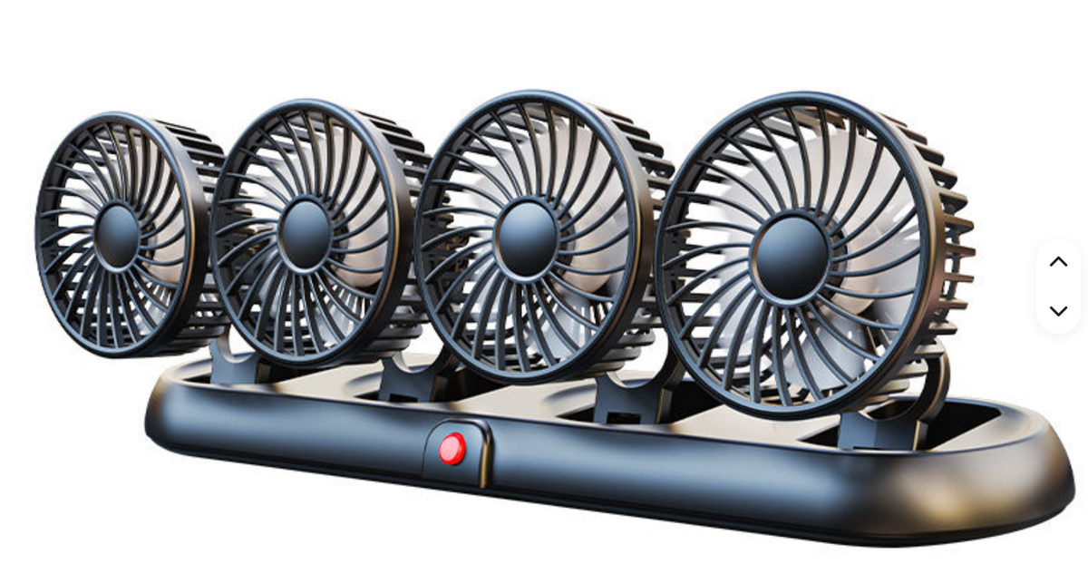 Ventilateur voiture à 4 têtes