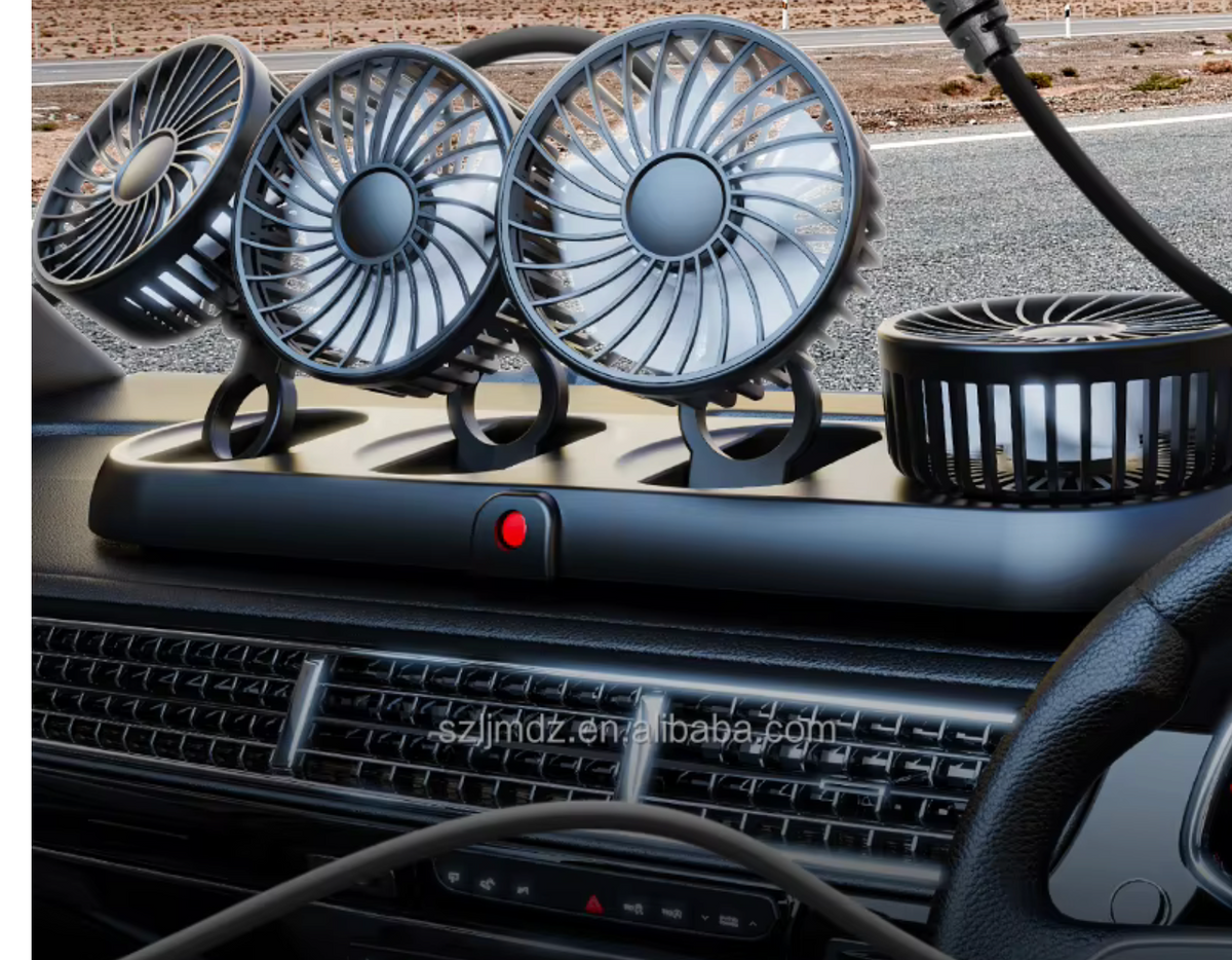 Ventilateur voiture 3 têtes