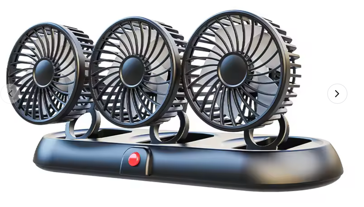 Ventilateur voiture 3 têtes