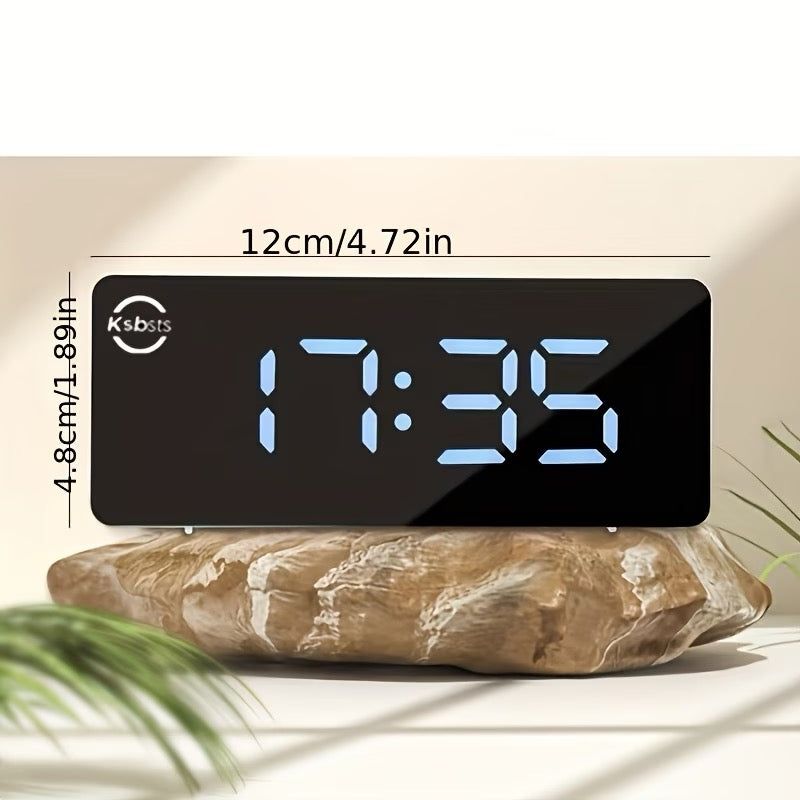 RÉVEIL LED NUMÉRIQUE DESIGN – AFFICHAGE MIROIR
